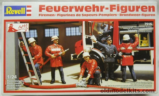 Revell 1/24 Firemen 6 Positionable Figures, 7515 plastic model kit